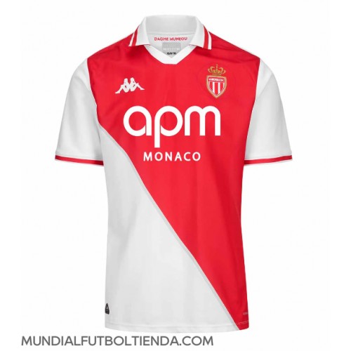 Camiseta AS Monaco Primera Equipación Replica 2024-25 mangas cortas